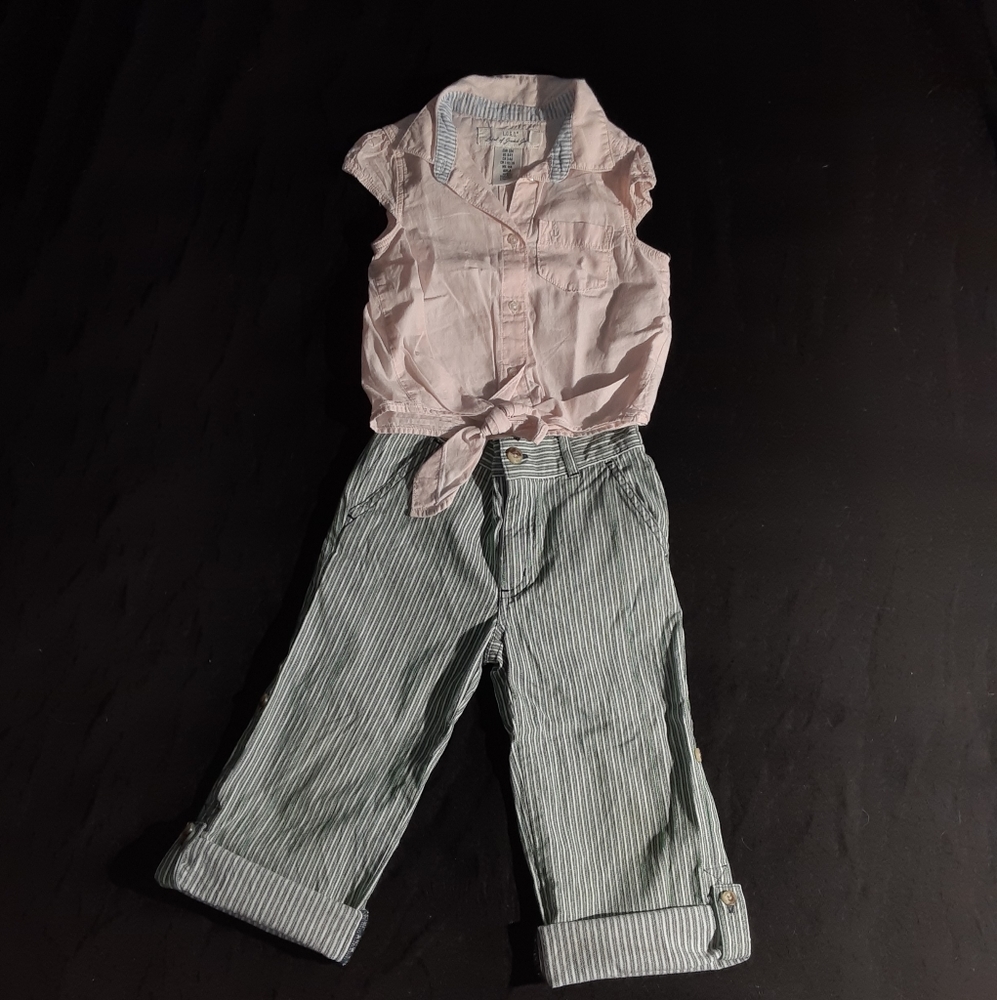 2 piece Jane & Jack pant w/ H&M shirt